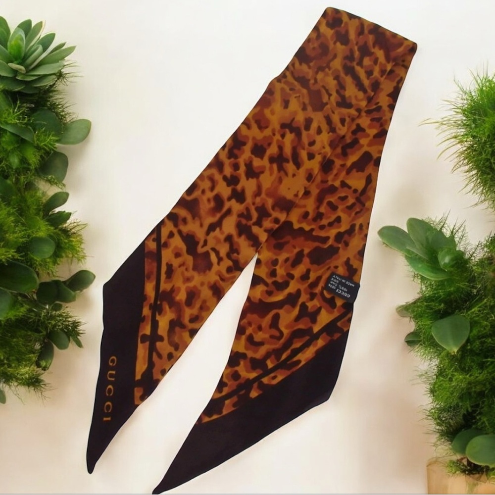 GUCCI Silk Bandeau Scarf with Box 😍